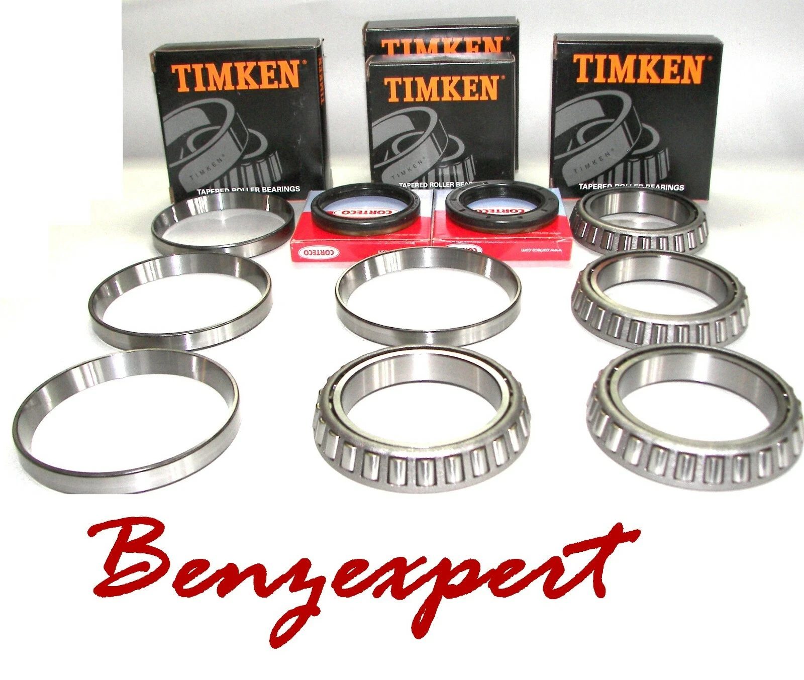 Timken bearings and seals for 722.9 7G-Tronic 4MATIC transfer cases.